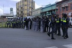 Marcha de agrónomos hacia el Palacio Nacional no contaba con el permiso para efectuarse