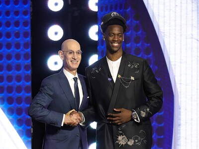 NBA: AJ Dybantsa es escogido por Wizards número uno del Draft