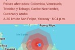 Fuerte sismo de magnitud 7.1 en Venezuela se siente en Colombia e islas del Caribe