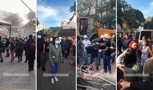 Delcy Rodr&iacute;guez visita La Guaira, epicentro de la devastaci&oacute;n de los dos terremotos