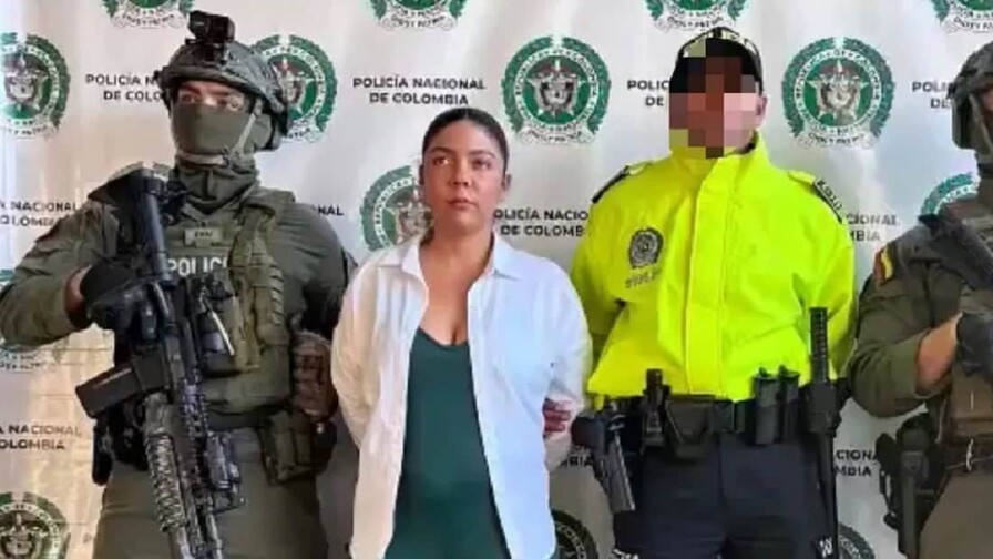 Detienen a La Patrona, hermana del l&iacute;der de la banda criminal m&aacute;s grande de Colombia