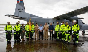 Rescatistas dominicanos partieron rumbo a Venezuela para apoyo tras el terremoto