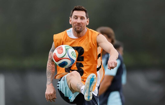 Messi arrancar&aacute; como suplente este s&aacute;bado contra Jordania en Dallas
