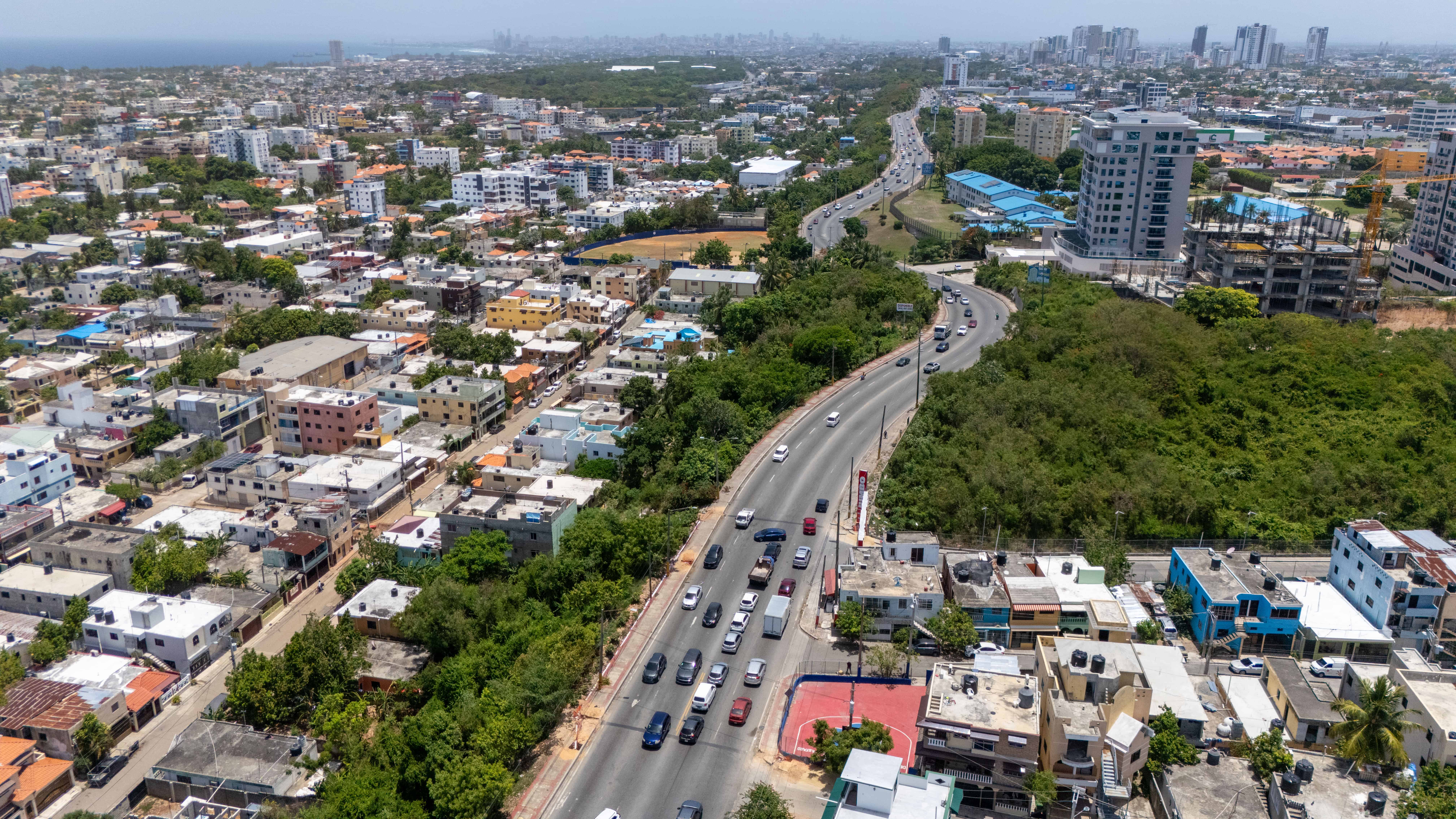 Tramo de la avenida Ecol&oacute;gica.