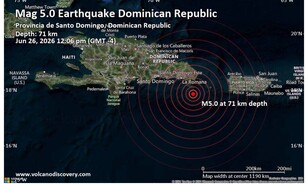 Ver&oacute;n-Punta Cana no reporta da&ntilde;os tras el sismo de magnitud preliminar 5.0