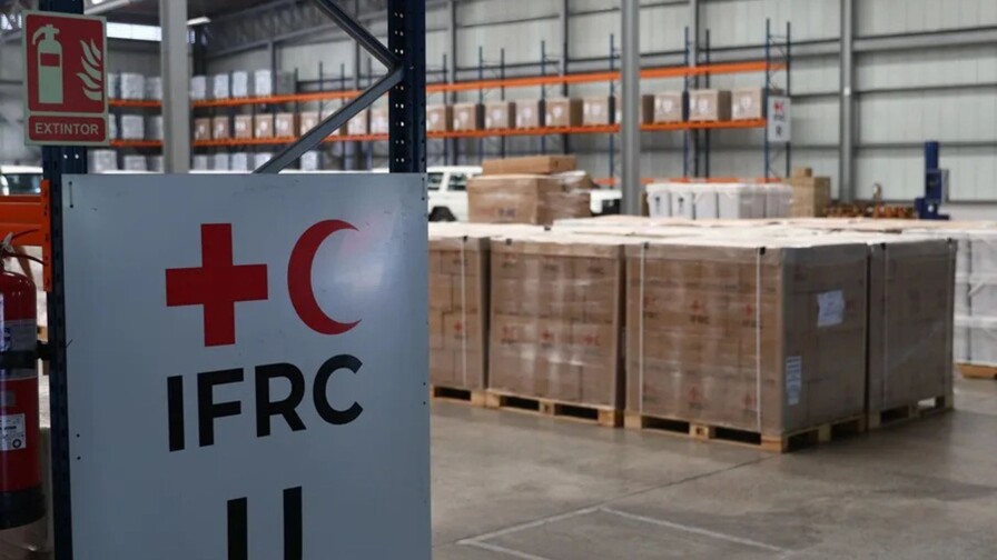 La Cruz Roja Internacional inicia el env&iacute;o de toneladas de ayuda humanitaria a Venezuela