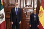 Sheinbaum recibe al rey Felipe VI en M&eacute;xico para sellar la normalizaci&oacute;n de la relaci&oacute;n