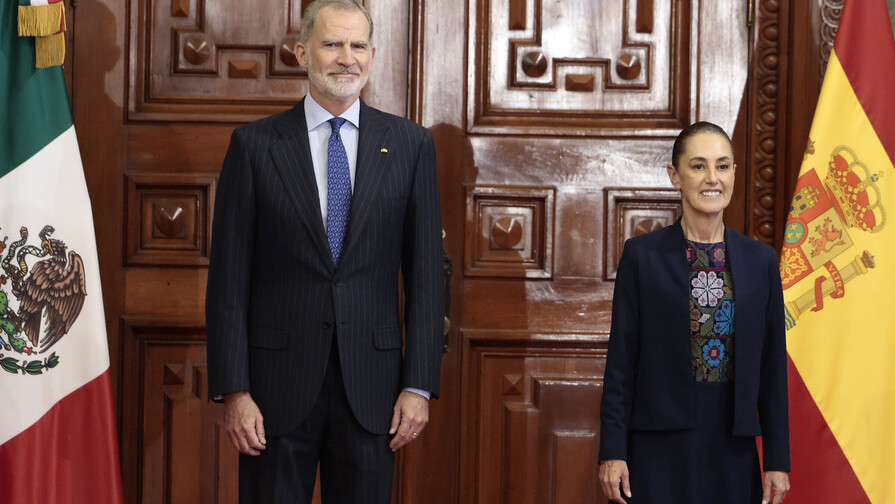 Sheinbaum recibe al rey Felipe VI en M&eacute;xico para sellar la normalizaci&oacute;n de la relaci&oacute;n
