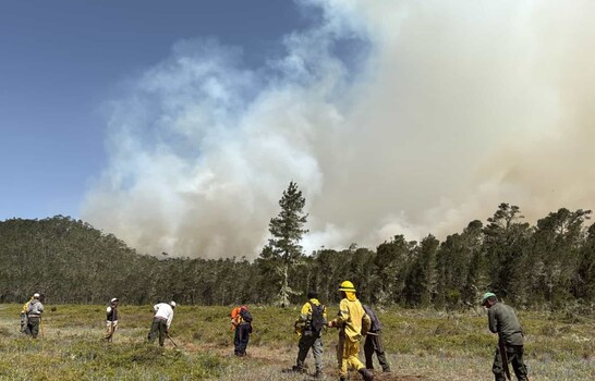 Medio Ambiente mantiene operaciones para controlar incendio en Sierra de Bahoruco