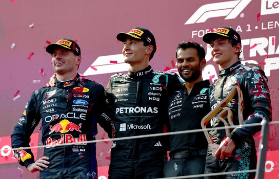 Russell recupera sensaciones en Austria manteniendo a raya a Verstappen