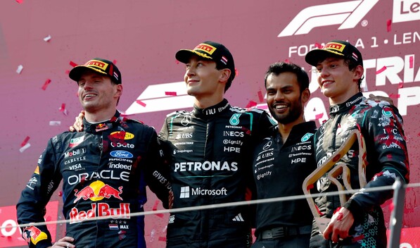 Russell recupera sensaciones en Austria manteniendo a raya a Verstappen