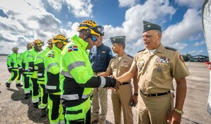 Gobierno dominicano env&iacute;a nuevo contingente de rescatistas a Venezuela