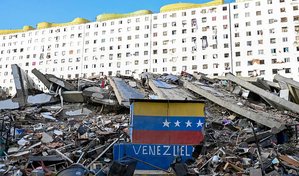 Colapsa complejo del plan bandera de vivienda de Hugo Ch&aacute;vez tras sismos en Venezuela