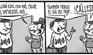 Caricatura de Noticiero Poteleche 01 julio 2026