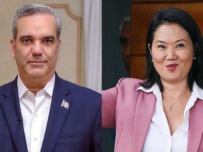 Luis Abinader felicita a Keiko Fujimori por su victoria en Perú