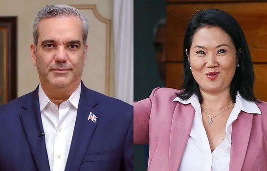Abinader felicita a Keiko Fujimori por su victoria en las elecciones presidenciales de Per&uacute;