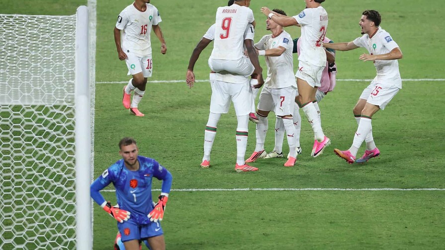 Entre sangre, l&aacute;grimas y penales, Marruecos le gana a Pa&iacute;ses Bajos la batalla de Monterrey