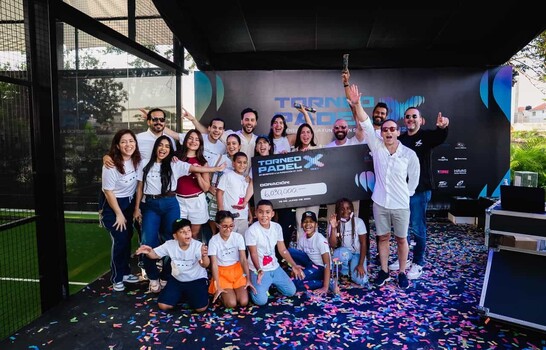 Torneo ben&eacute;fico de p&aacute;del logra r&eacute;cord de recaudaci&oacute;n para ni&ntilde;os con c&aacute;ncer