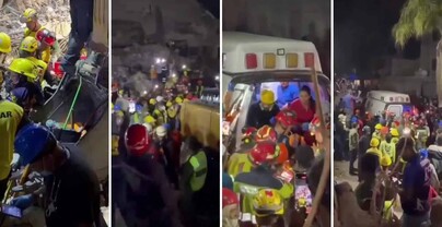 Brigadas de rescate de RD, Ecuador y Venezuela hallan con vida a ni&ntilde;o tras 5 d&iacute;as bajo los escombros