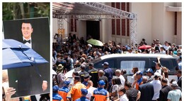 Una multitud despidi&oacute; a Alex Bueno en la tierra que lo vio nacer