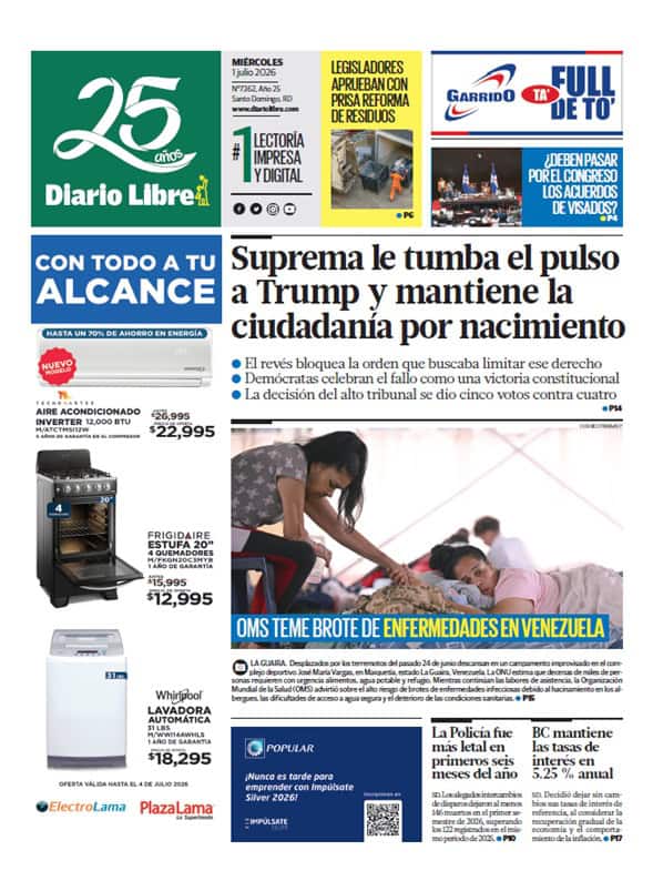 Día Jueves, 19 de Febrero de 2026 Edición 7251.