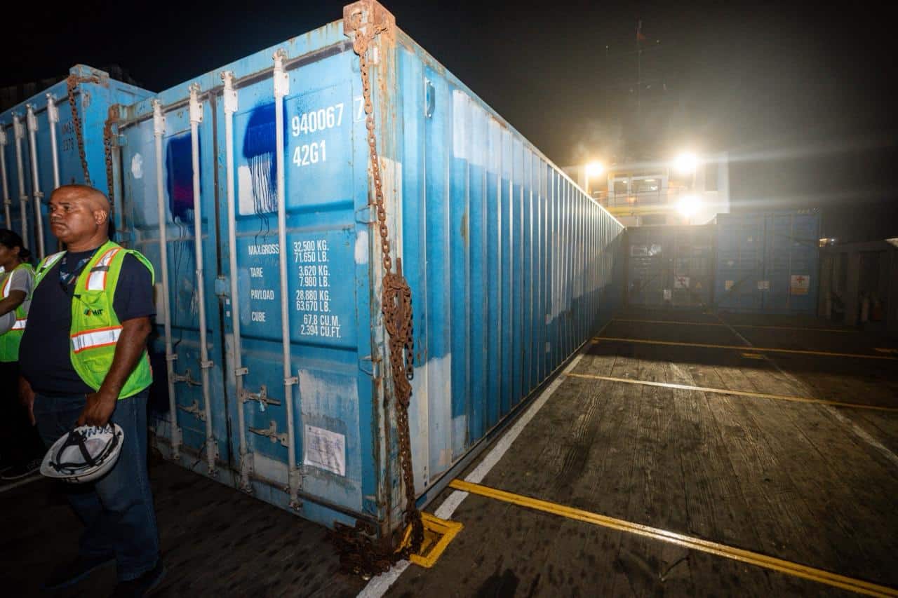 Las donaciones fueron recibidas en dos centros de acopio.