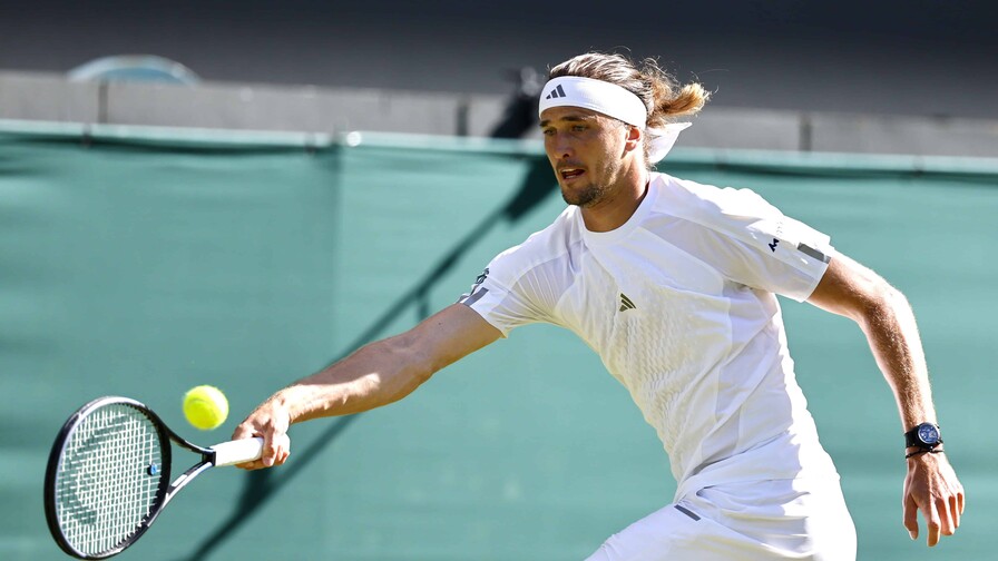 Alexander Zverev gana y busca perfilarse como la gran amenaza de Wimbledon