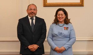 Embajador Edward P&eacute;rez Reyes presenta cartas credenciales ante Nueva Zelanda