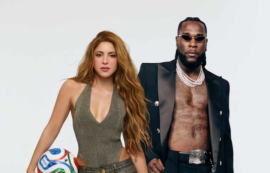Shakira y Burna Boy conquistan el n&uacute;mero uno mundial con "Dai Dai"