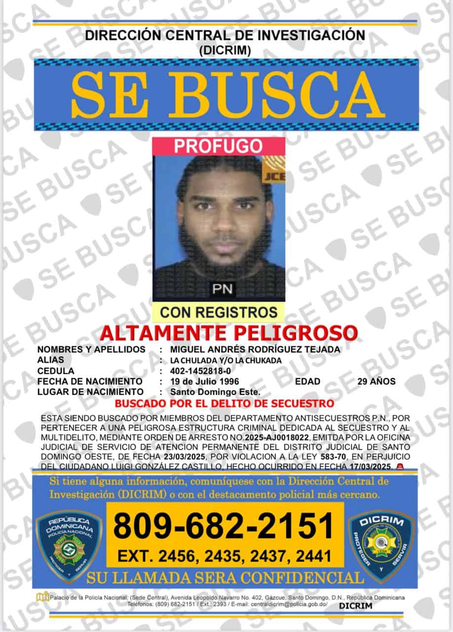 Acusado de secuestro. 