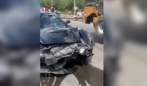 Accidente entre motocicleta y autom&oacute;vil deja dos fallecidos en Santiago