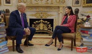 Trump lee un cuento infantil en un p&oacute;dcast y aprovecha para bromear sobre expresidentes