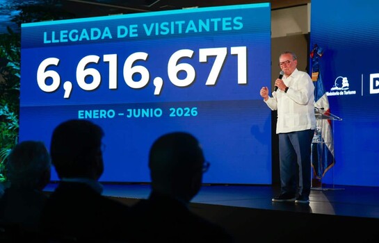 El pa&iacute;s recibi&oacute; 6.6 millones de visitantes en el primer semestre