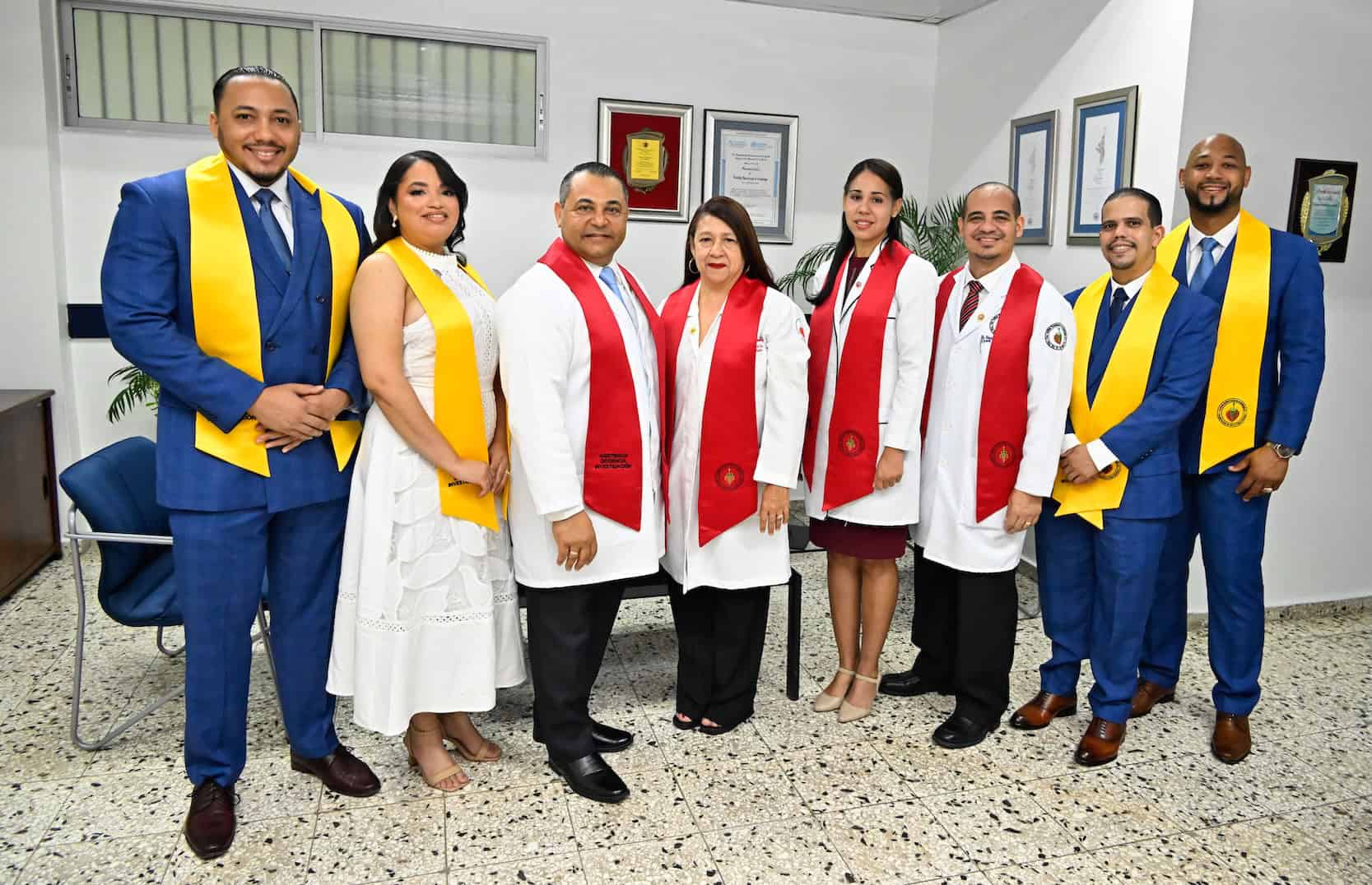 Parte de los graduandos.