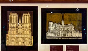 Los dibujos de V&iacute;ctor Hugo por los que Notre-Dame se tiene en pie se exhiben en Par&iacute;s