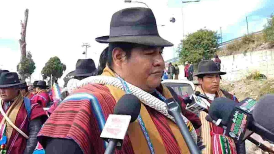 Detienen en Bolivia a líder campesino impulsor de protestas Detienen en Bolivia a líder campesino impulsor de protestas