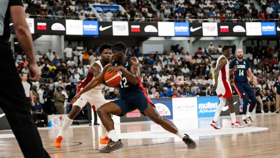 Estados Unidos entristece la noche inaugural de la remodelada Arena Banreservas al vencer a RD Estados Unidos entristece la noche inaugural de la remodelada Arena Banreservas al vencer a RD