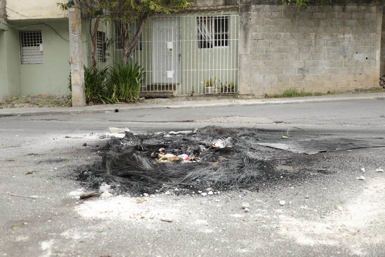 Calles de la Ca&ntilde;ada de Guajimia, lugar donde el joven fue ultimado el viernes