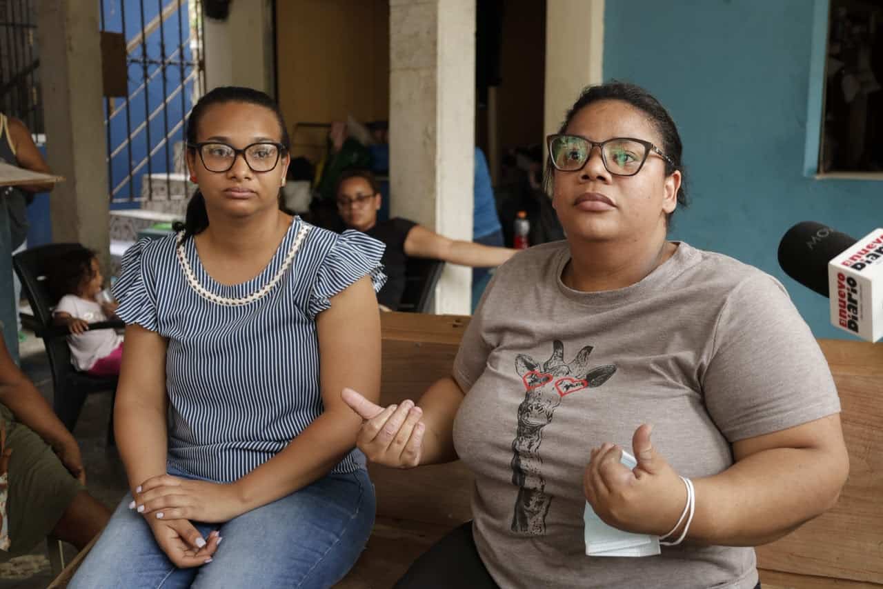 Residentes de la comunidad expresan lo que presenciaron al momento del hecho