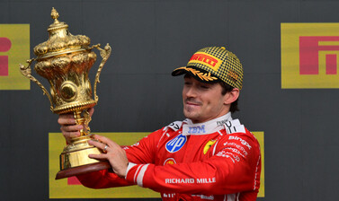 Charles Leclerc gana en Silverstone