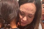 Machado aparece en una misa en Panamá y dice que los venezolanos están unidos en el dolor Machado aparece en una misa en Panamá y dice que los venezolanos están unidos en el dolor