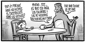 Caricatura de Noticiero Poteleche 8 julio 2026