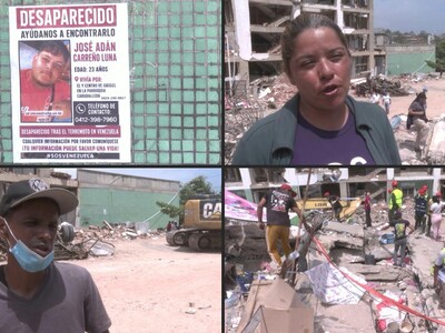 Prosigue búsqueda de desaparecidos tras doblete sísmico en Venezuela