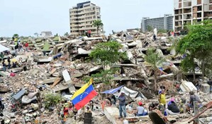 Suben a 3,685 los muertos por los terremotos en Venezuela