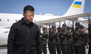 Zelenski agradece a Merz sus esfuerzos para crear capacidades antibal&iacute;sticas europeas