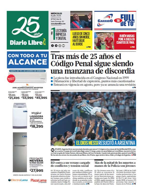 Día Jueves, 19 de Febrero de 2026 Edición 7251. Día Jueves, 19 de Febrero de 2026 Edición 7251.