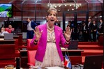 Senadora Ginnette Bournigal sale en defensa de la Policía en medio del debate por la reforma Senadora Ginnette Bournigal sale en defensa de la Policía en medio del debate por la reforma
