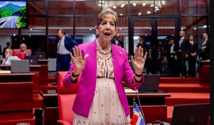 Senadora Ginnette Bournigal sale en defensa de la Polic&iacute;a en medio del debate por la reforma