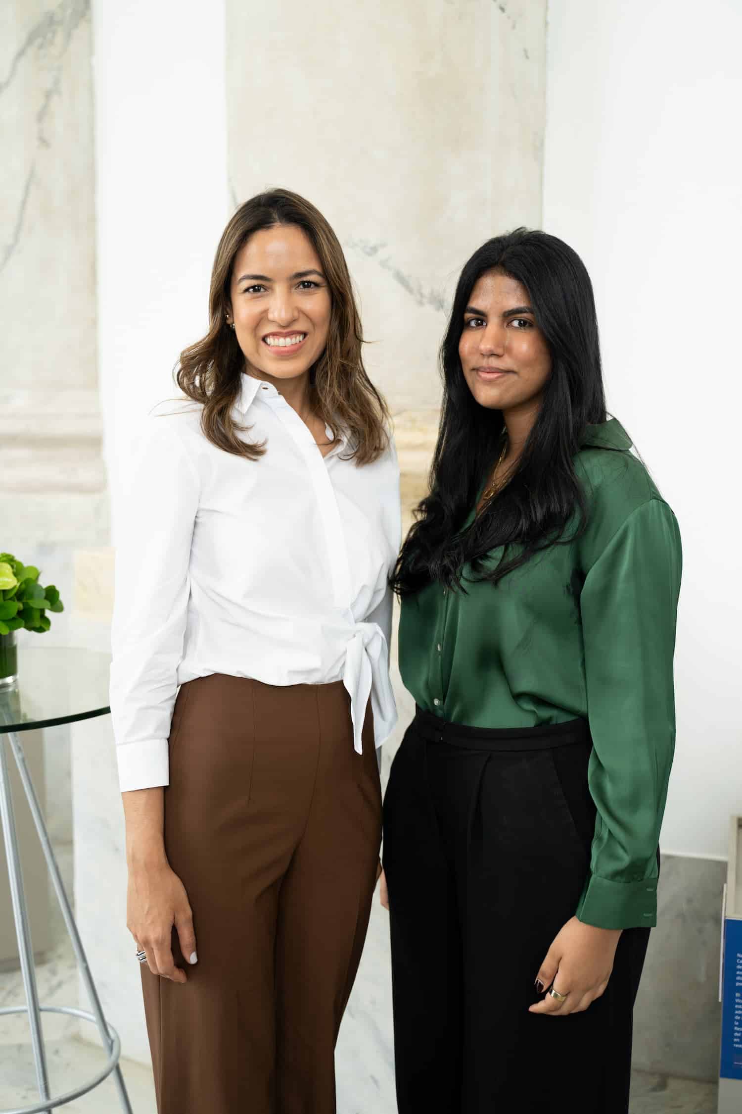 Melany Rodríguez y María José Bojos.