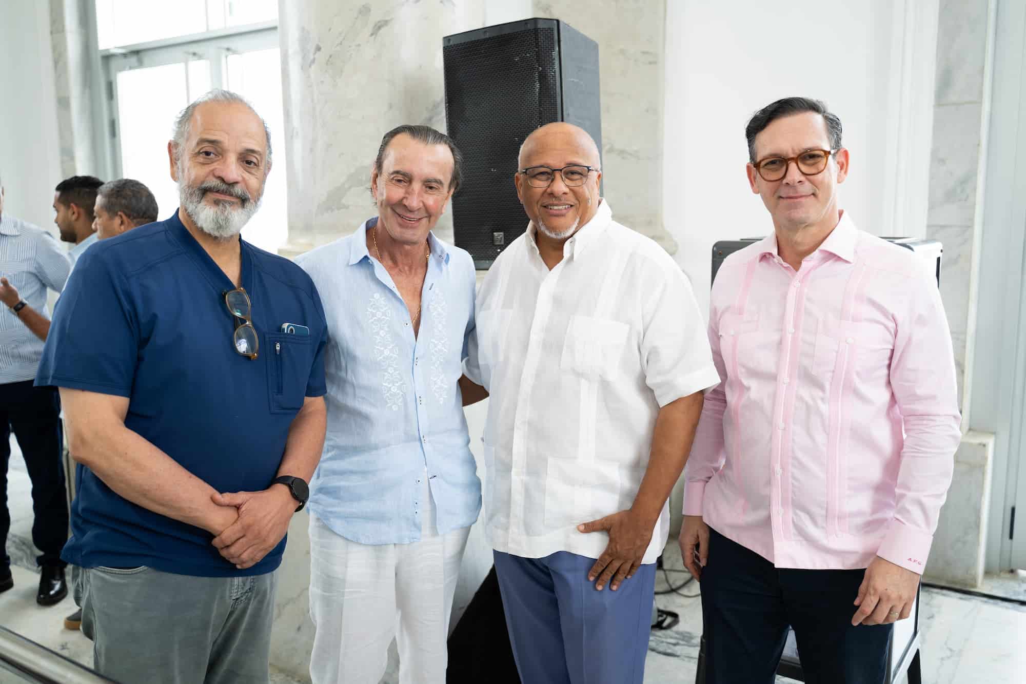 Leonel Liriano, Litto Gómez, Luciano Aybar y Agustín Fernández.